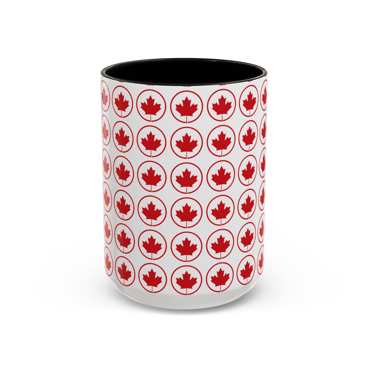 Canada Maple Leaf Accent Coffee Mug - Perfect for Holidays and Daily Use