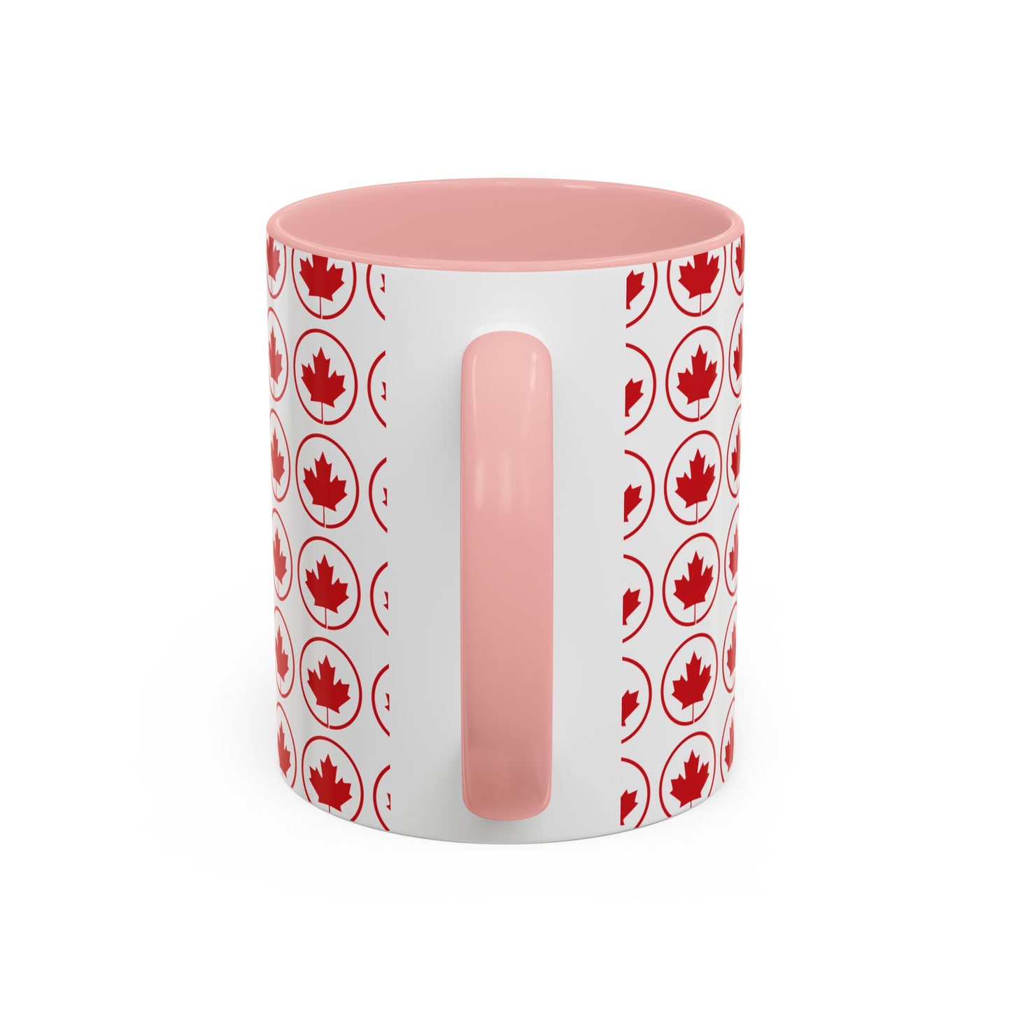 Canada Maple Leaf Accent Coffee Mug - Perfect for Holidays and Daily Use