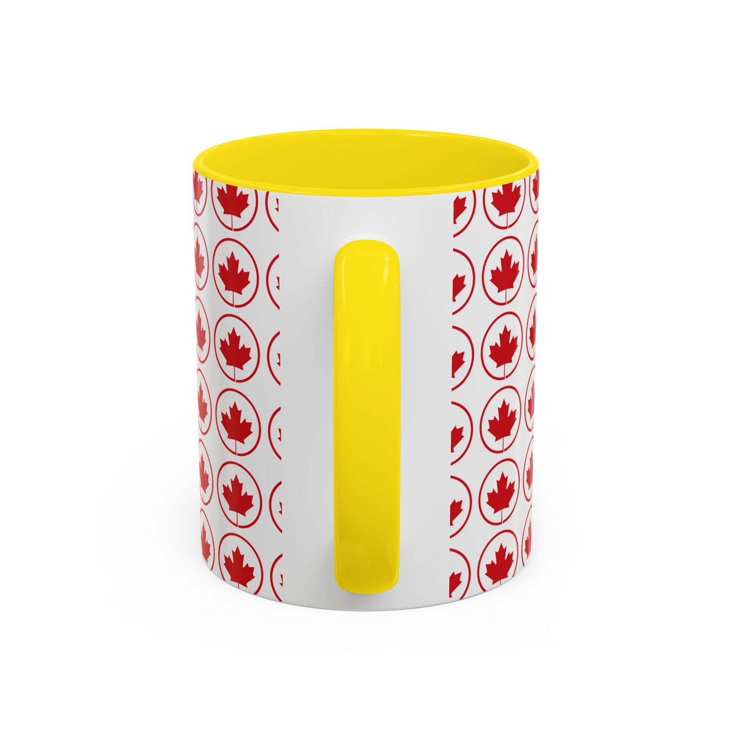 Canada Maple Leaf Accent Coffee Mug - Perfect for Holidays and Daily Use