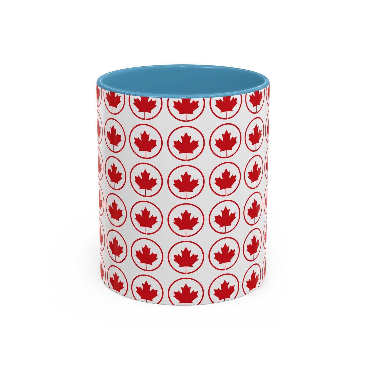 Canada Maple Leaf Accent Coffee Mug - Perfect for Holidays and Daily Use