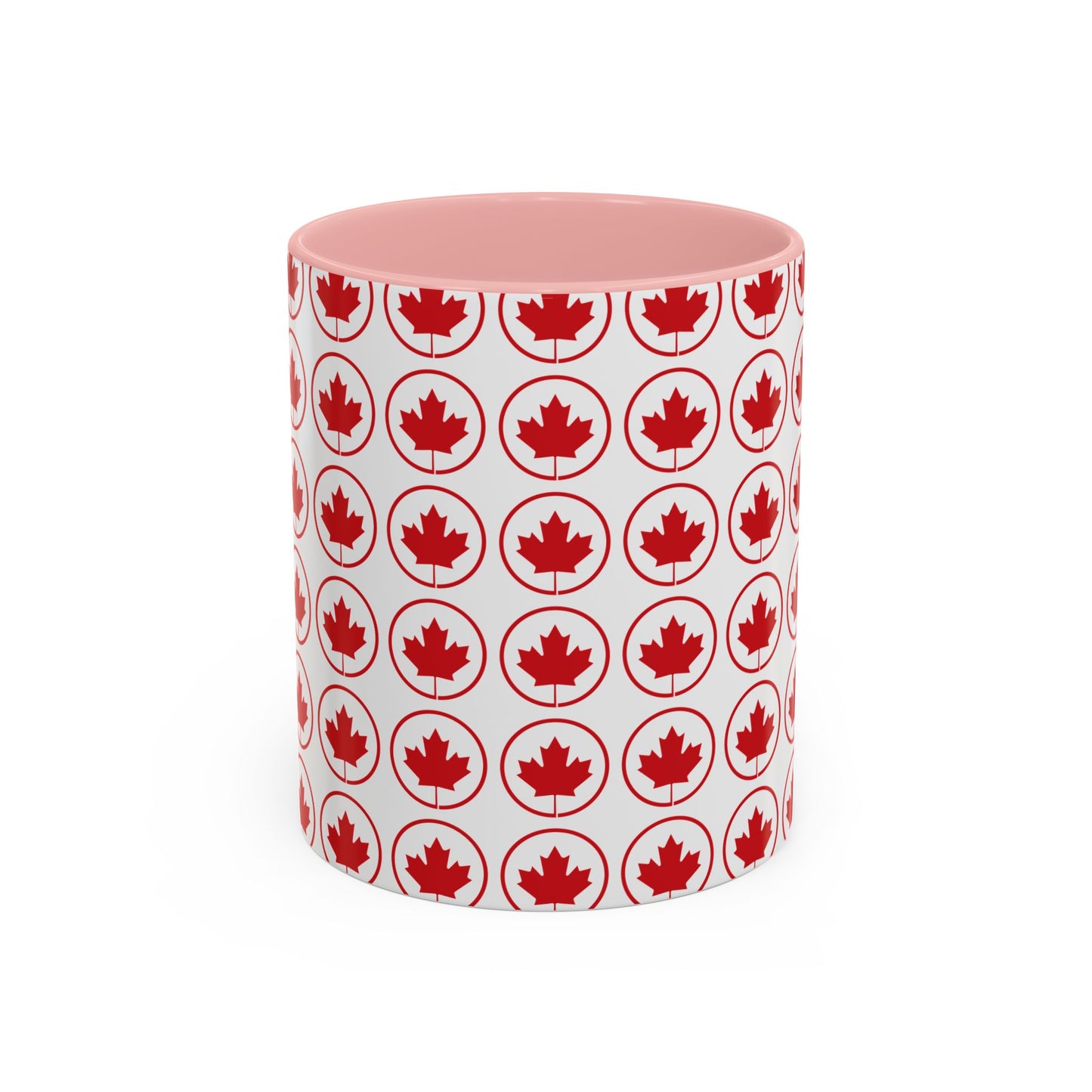 Canada Maple Leaf Accent Coffee Mug - Perfect for Holidays and Daily Use