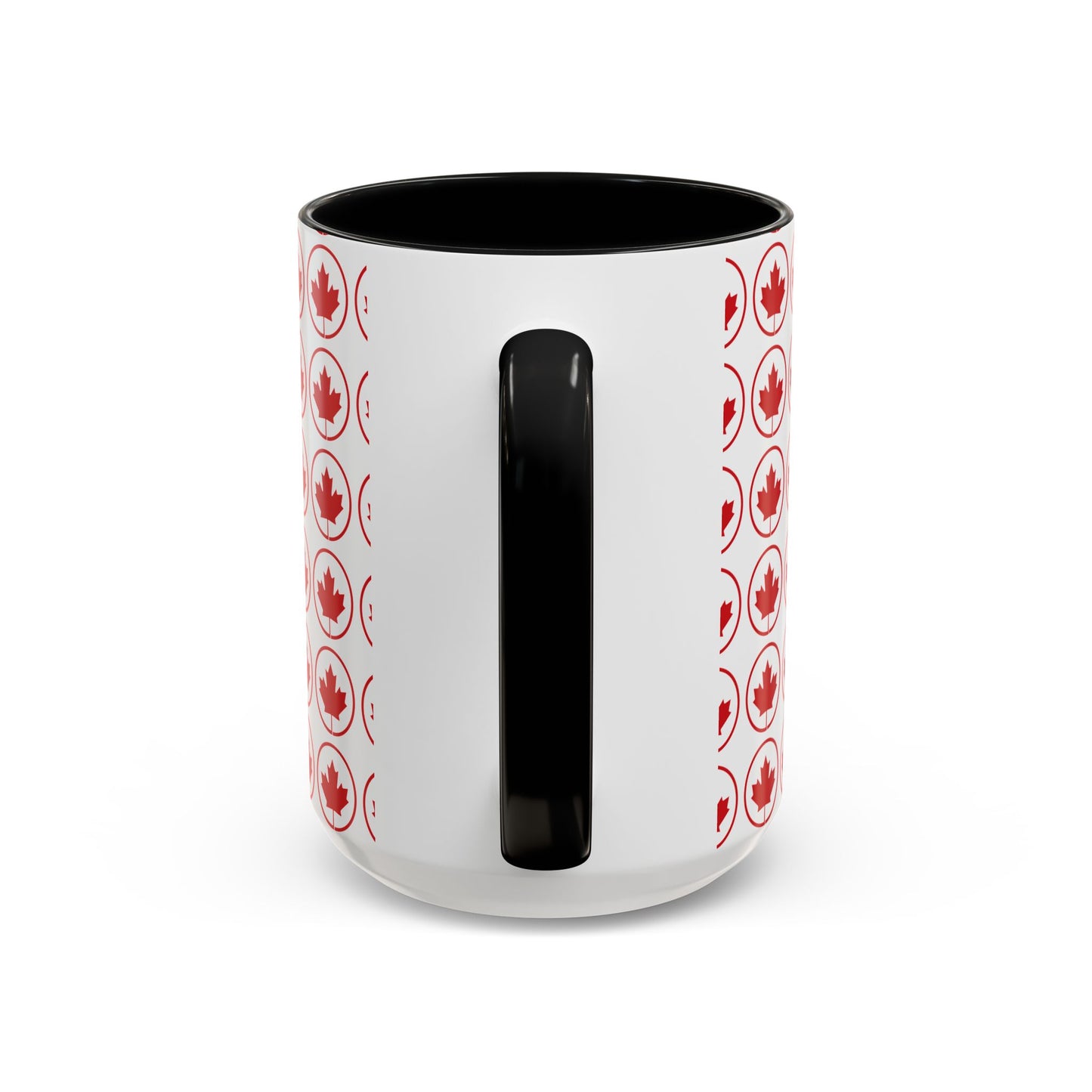 Canada Maple Leaf Accent Coffee Mug - Perfect for Holidays and Daily Use