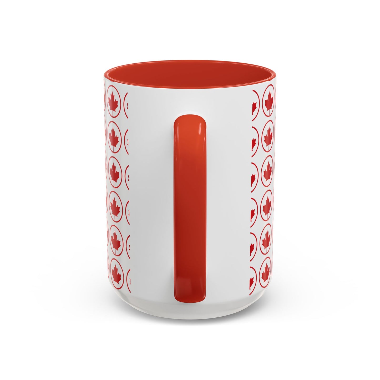 Canada Maple Leaf Accent Coffee Mug - Perfect for Holidays and Daily Use