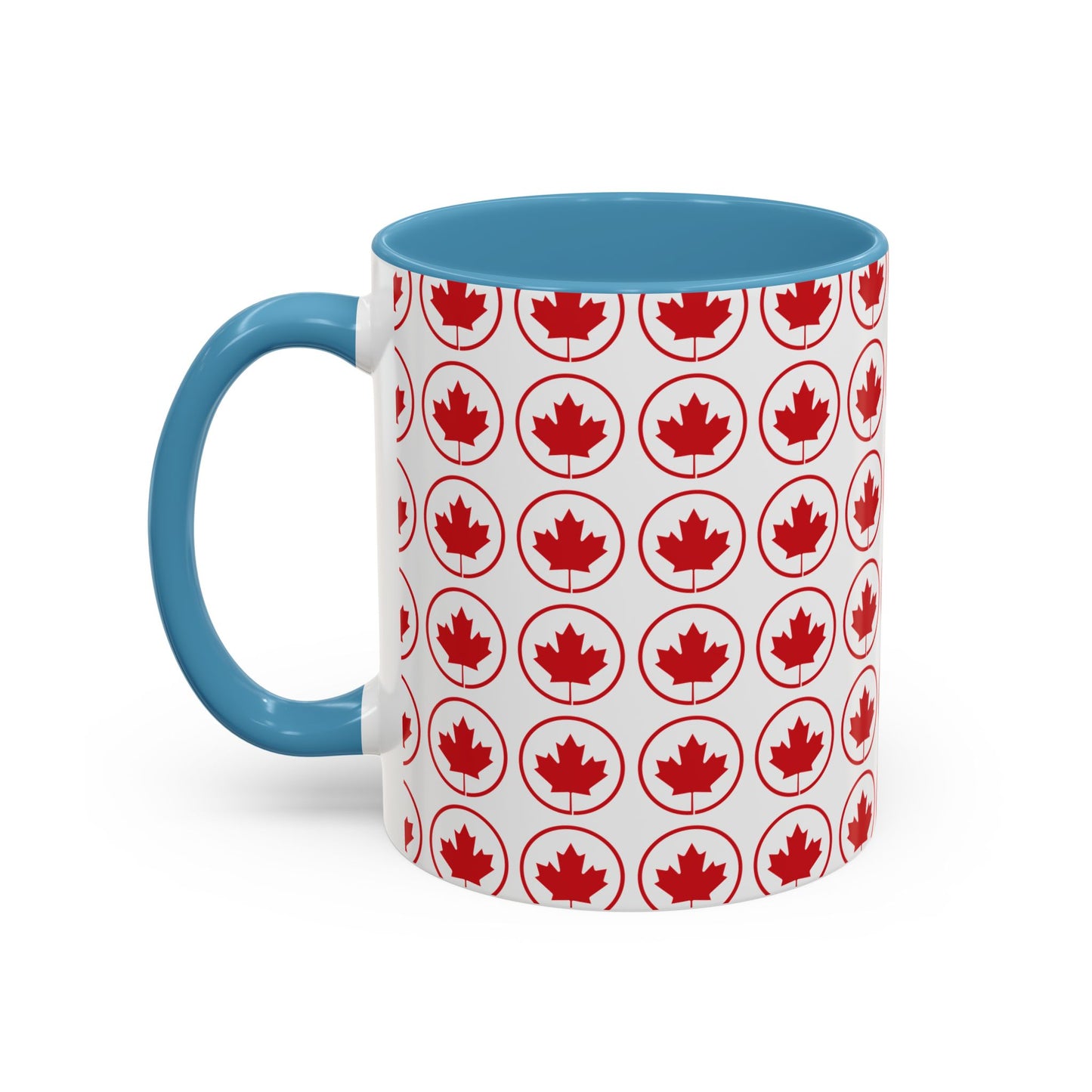 Canada Maple Leaf Accent Coffee Mug - Perfect for Holidays and Daily Use