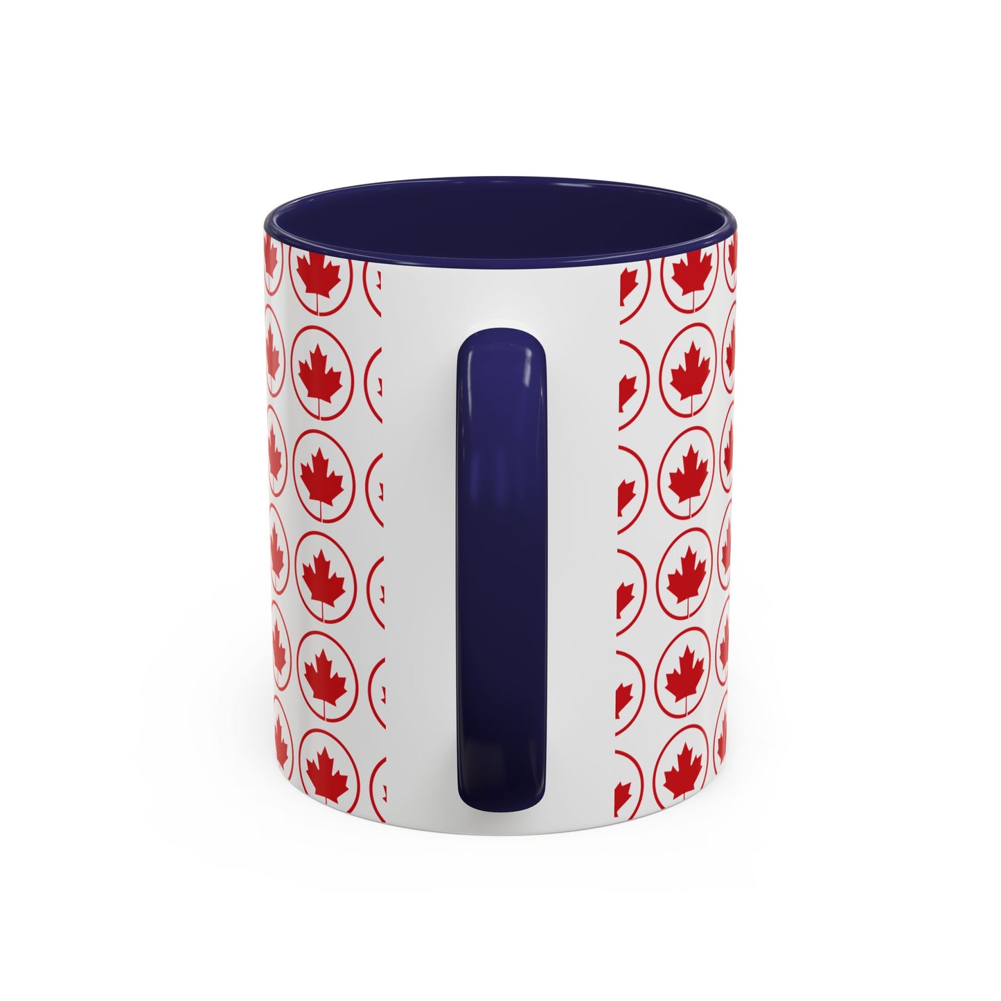 Canada Maple Leaf Accent Coffee Mug - Perfect for Holidays and Daily Use