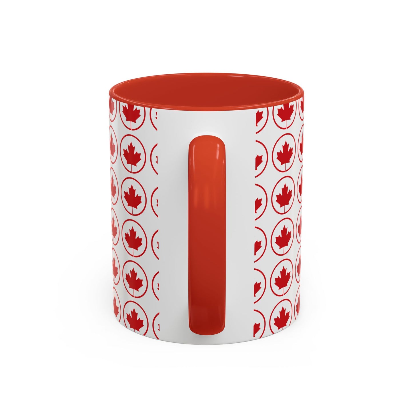 Canada Maple Leaf Accent Coffee Mug - Perfect for Holidays and Daily Use