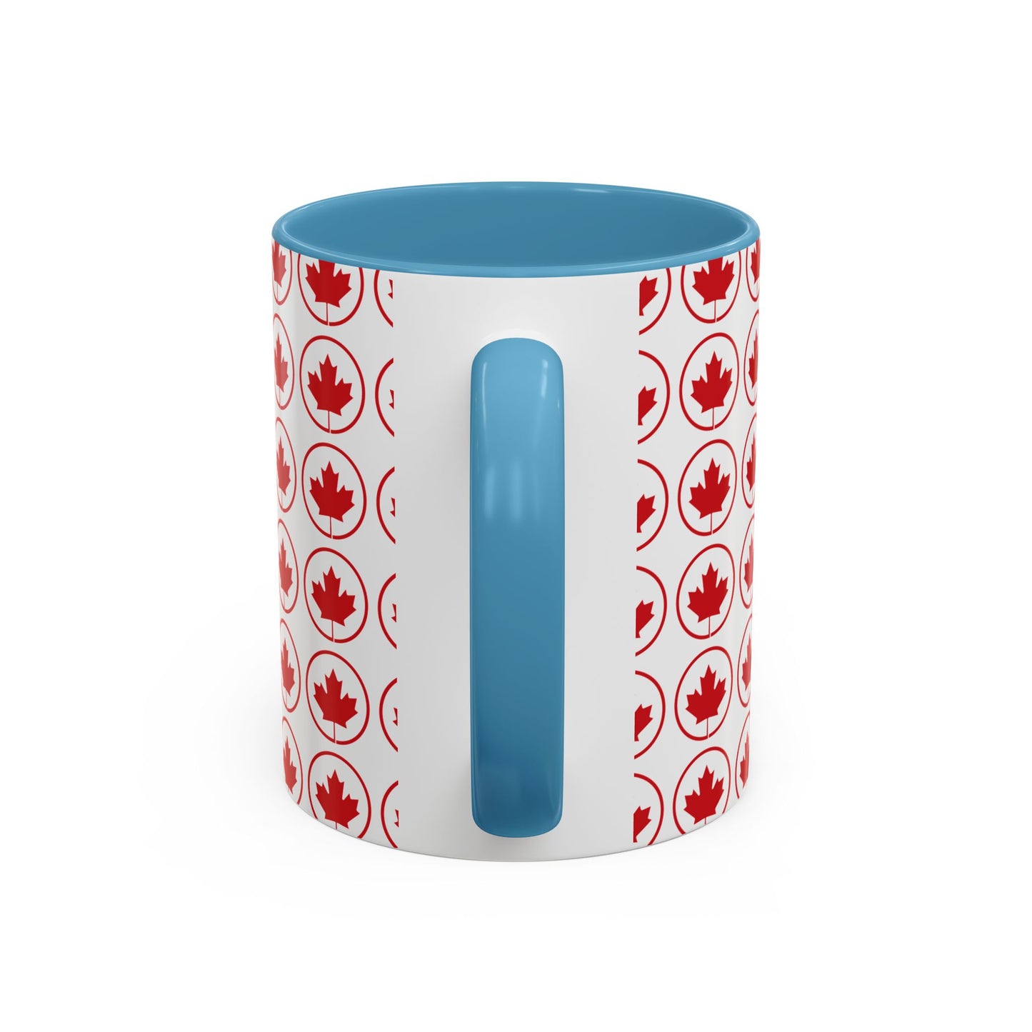 Canada Maple Leaf Accent Coffee Mug - Perfect for Holidays and Daily Use