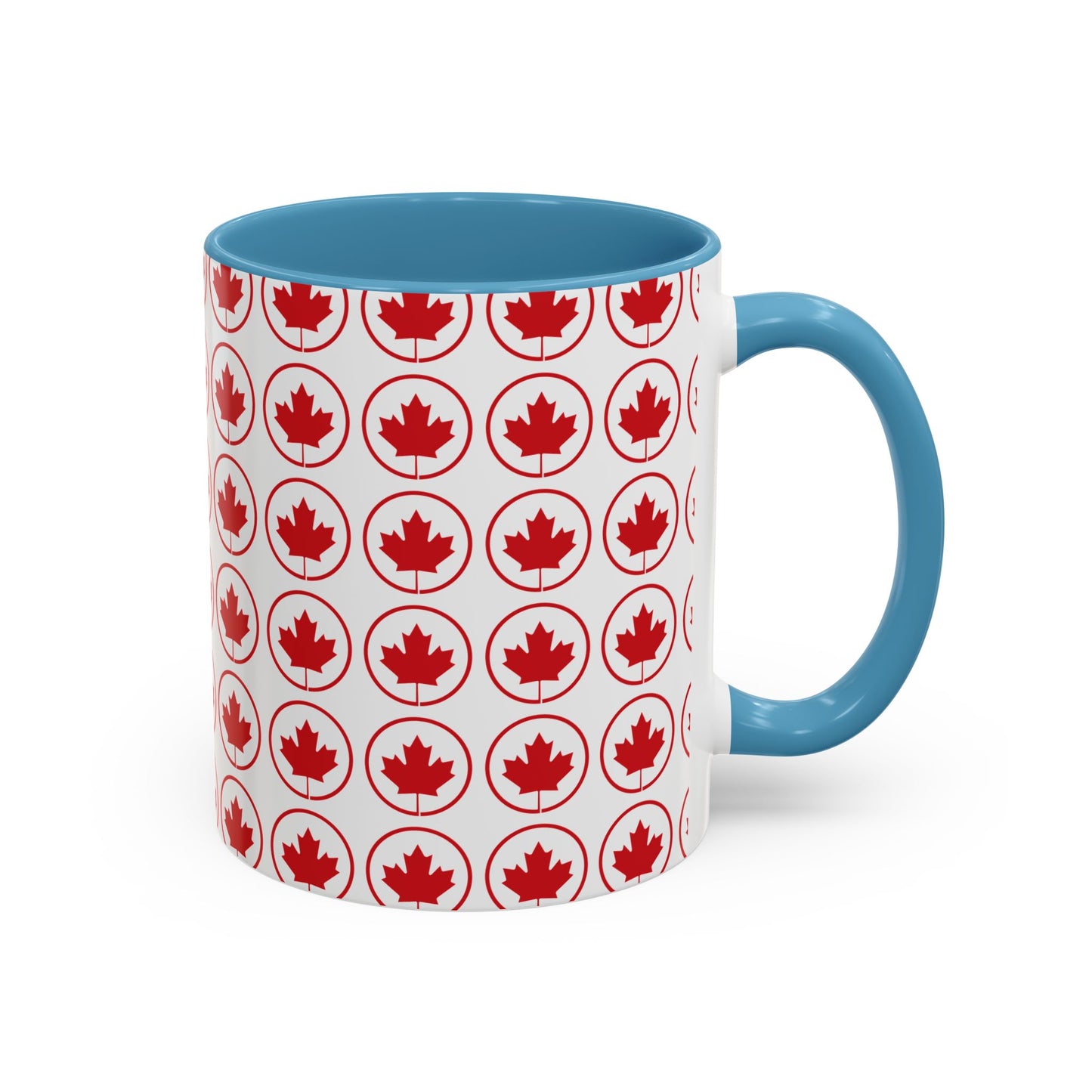 Canada Maple Leaf Accent Coffee Mug - Perfect for Holidays and Daily Use