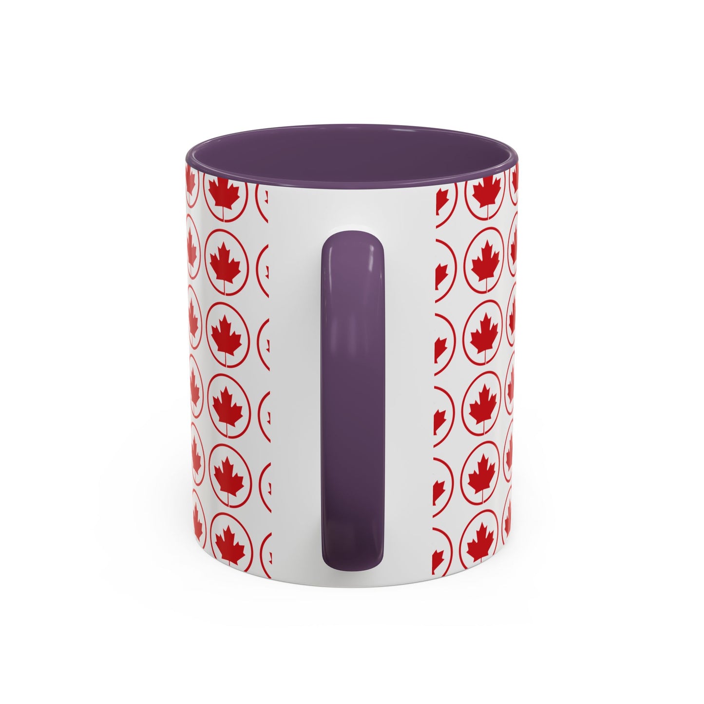 Canada Maple Leaf Accent Coffee Mug - Perfect for Holidays and Daily Use