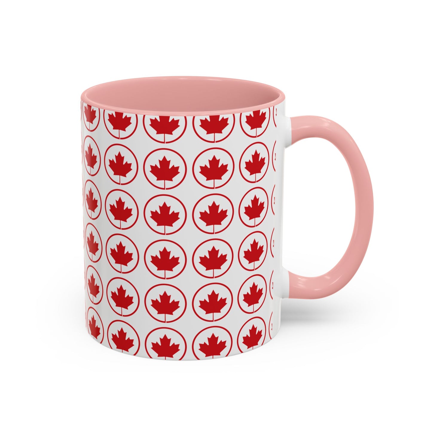 Canada Maple Leaf Accent Coffee Mug - Perfect for Holidays and Daily Use