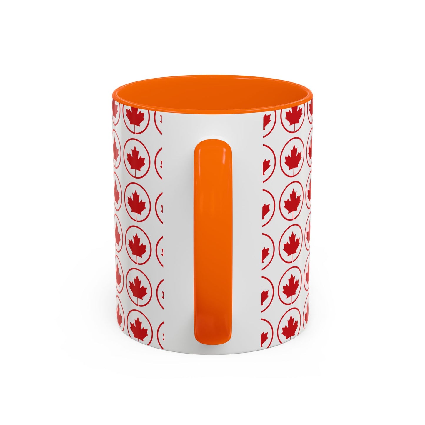 Canada Maple Leaf Accent Coffee Mug - Perfect for Holidays and Daily Use