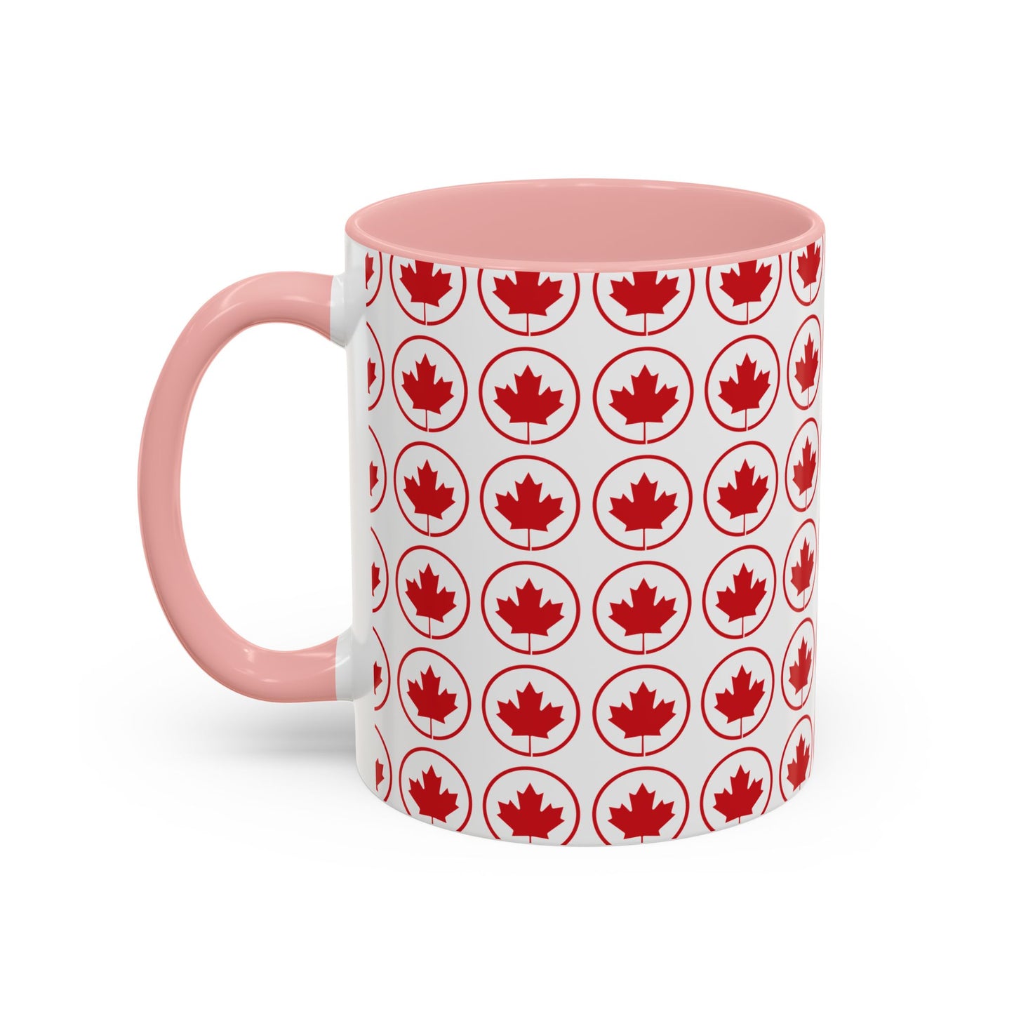 Canada Maple Leaf Accent Coffee Mug - Perfect for Holidays and Daily Use