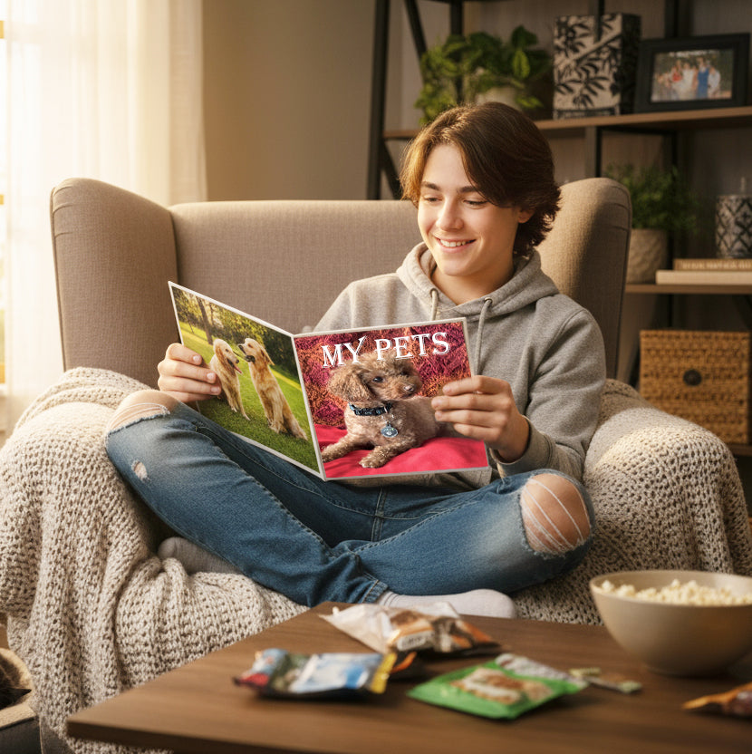 Customizable Photo Book – Stunning Softcover with 30 Pages for Lasting Memories